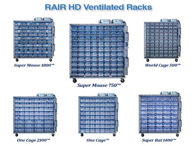 Mouse Cage System, Smart Warming Rack