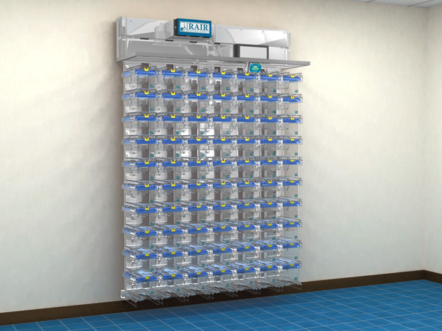 Mouse Cage System, Smart Warming Rack