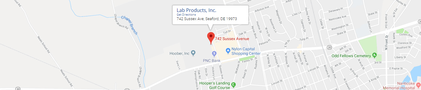 Map of Lab Products, Inc. location - click for directions